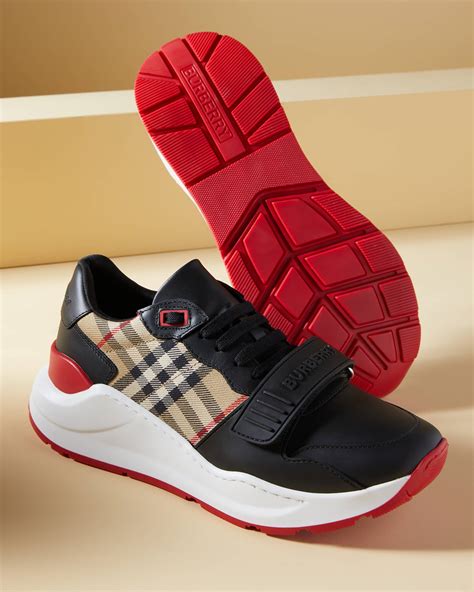 burberry low top hopkins sneaker red|Burberry Low.